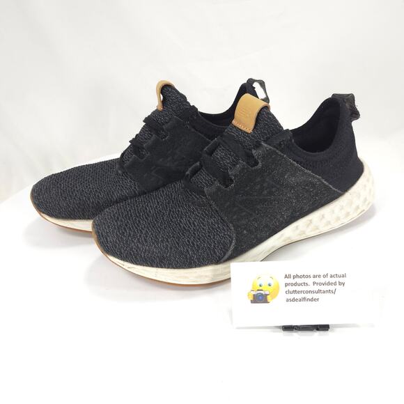 New Balance Fresh Foam Cruz Athletic Running Shoe Womens Size 9.5 WCRZRRB Black - Picture 1 of 10